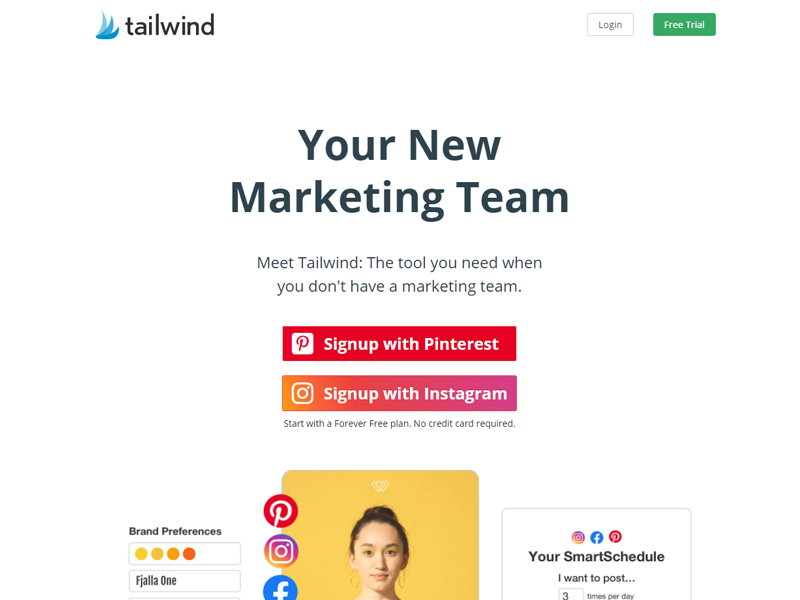 tailwind website
