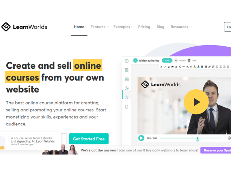 Learnworlds Online Course Platform