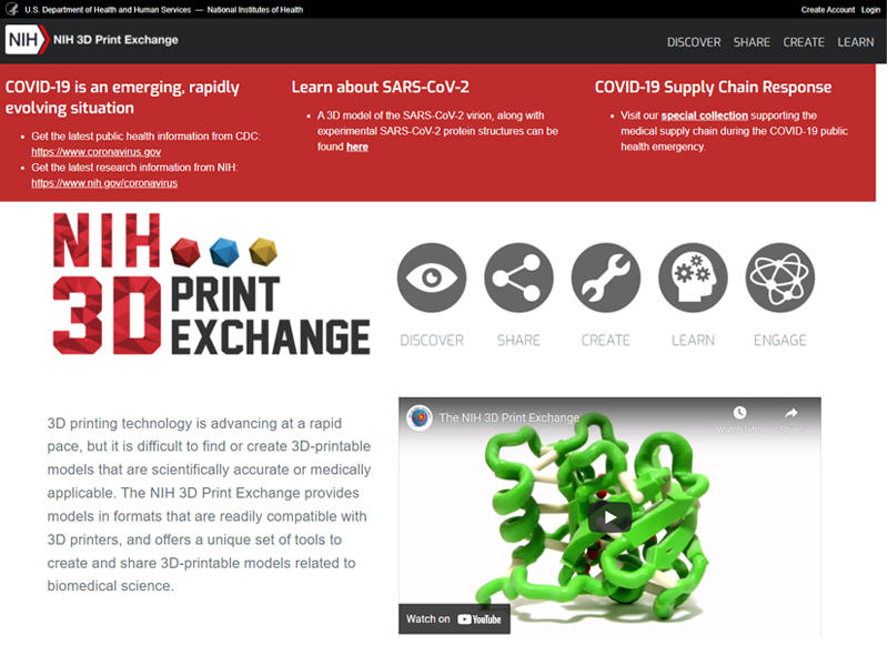 NIH 3d Print Exchange