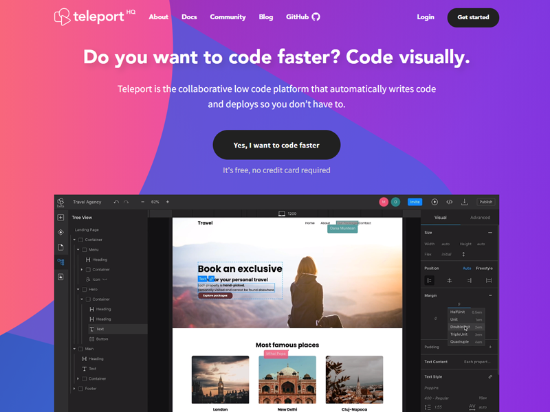 TeleportHQ Review: Innovative Website Builder