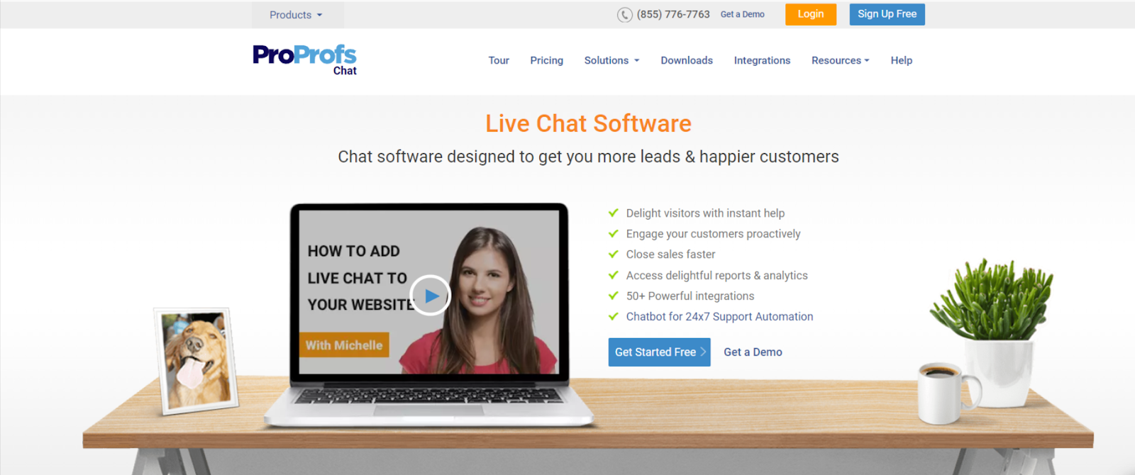 For website free live chat wordpress Tidio