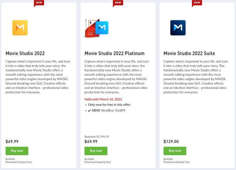 Magix Movie Pricing