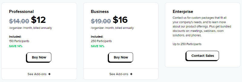 GoToWebinar Pricing