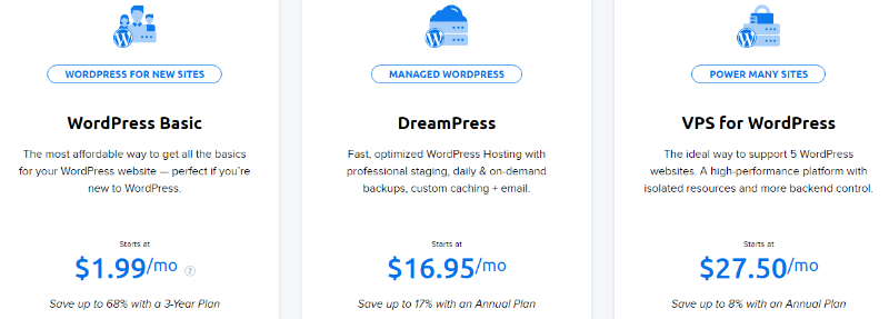 Dreamhost pricing