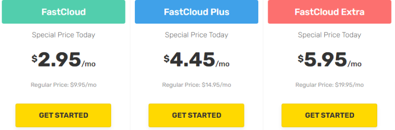 fastcomet pricing