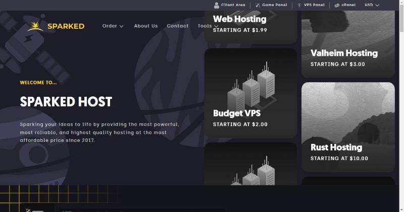 sparked hosting