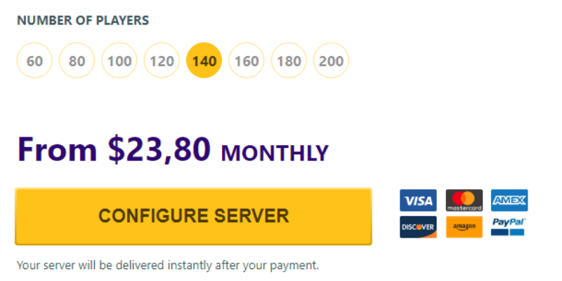 gameserver kings pricing