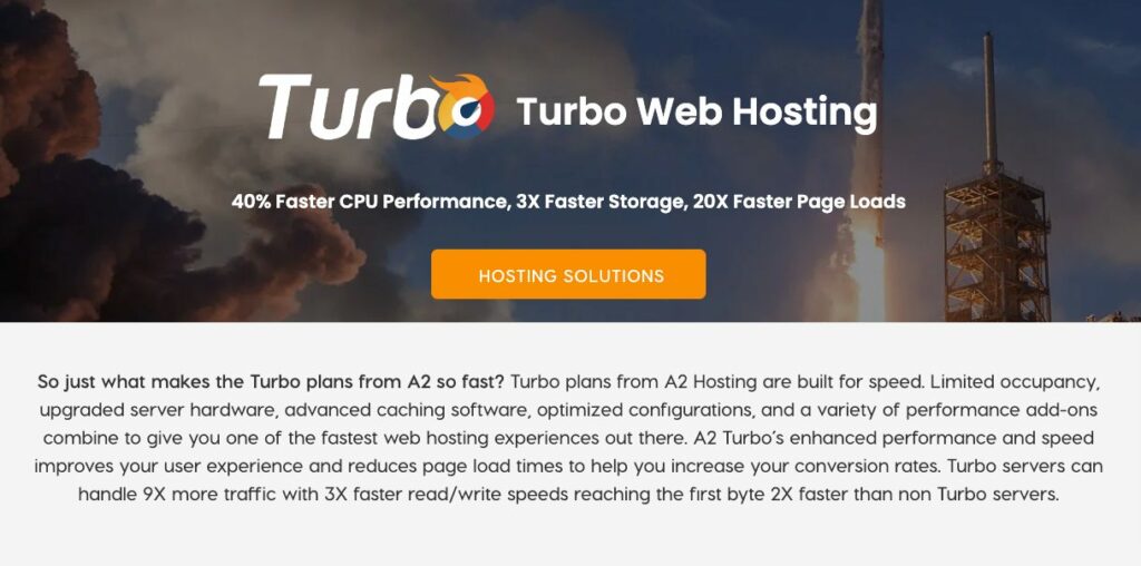 a2 hosting turbo servers
