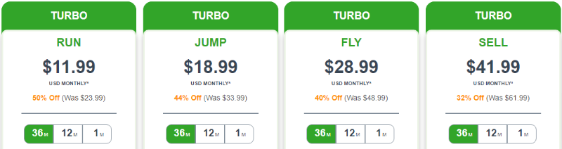 a2 hosting pricing