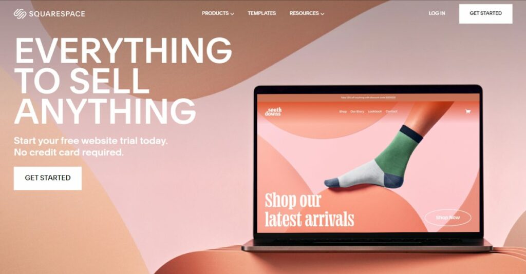 squarespace homepage