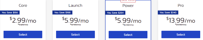 Inmotion hosting pricing