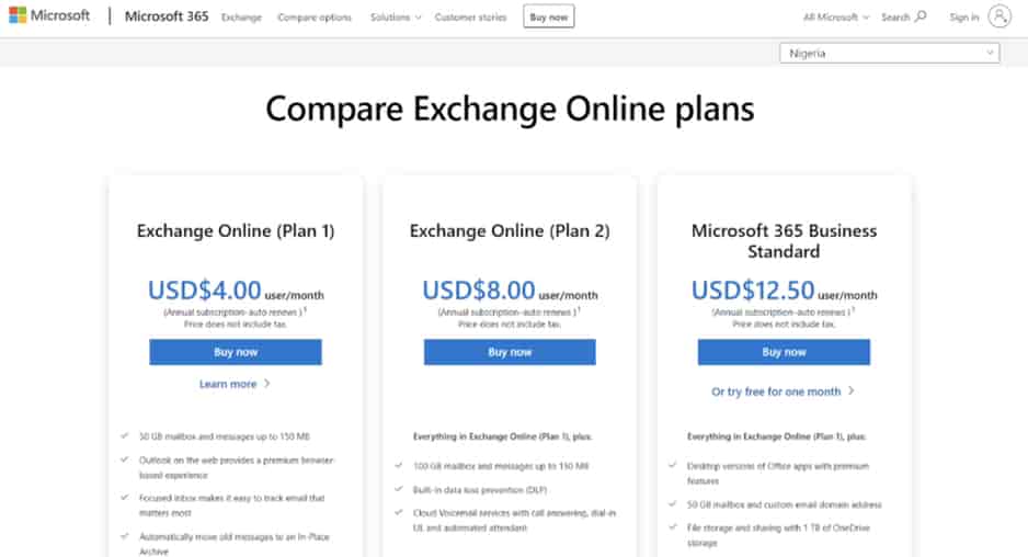 Enterprise Email Service for Business - MS Exchange Email