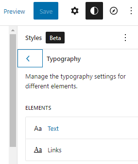choose text or links 