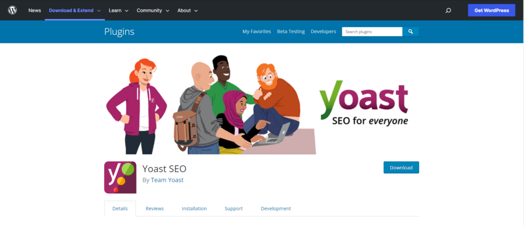 Image of yoast plugin