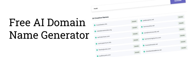 Free AI Domain Name Generator
