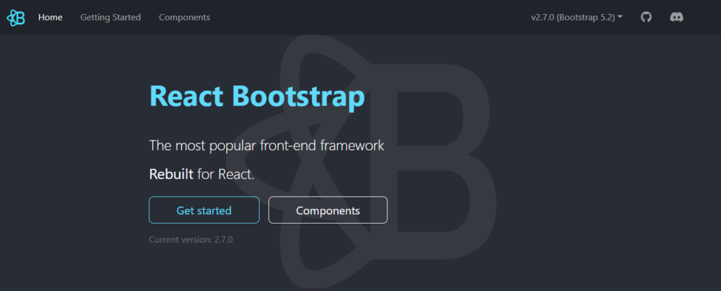 react bootstrap