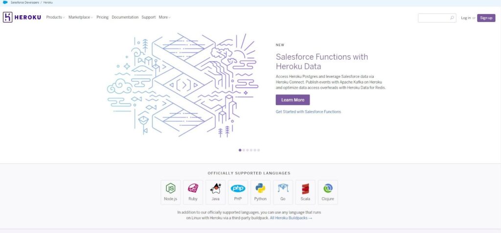 heroku laravel application hosting