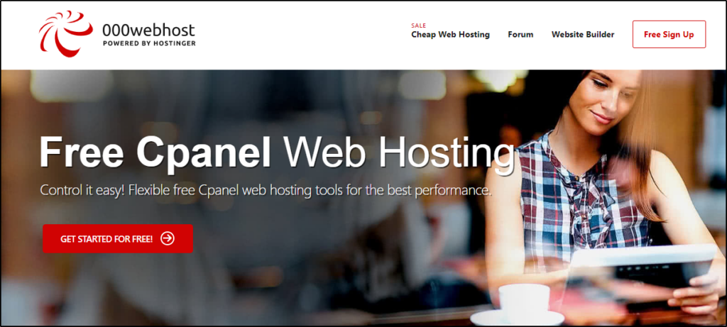 000webhost free cpanel web hosting