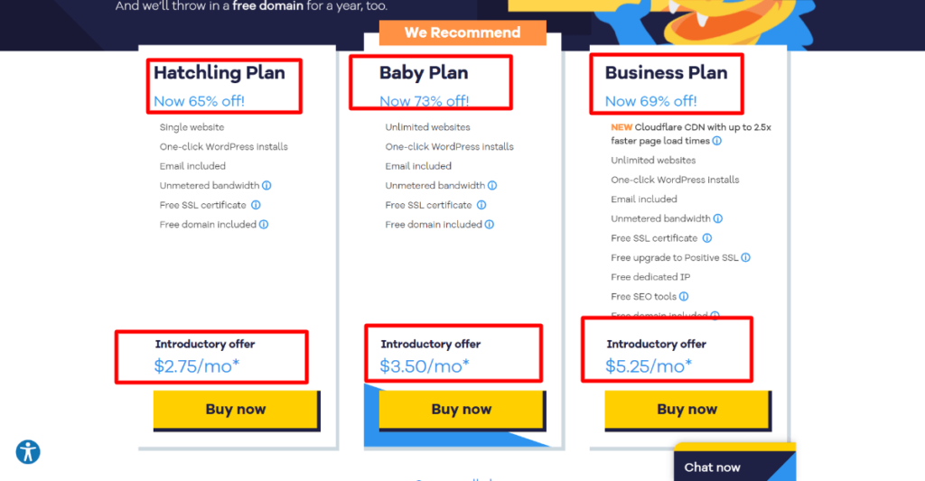 hostgator pricing