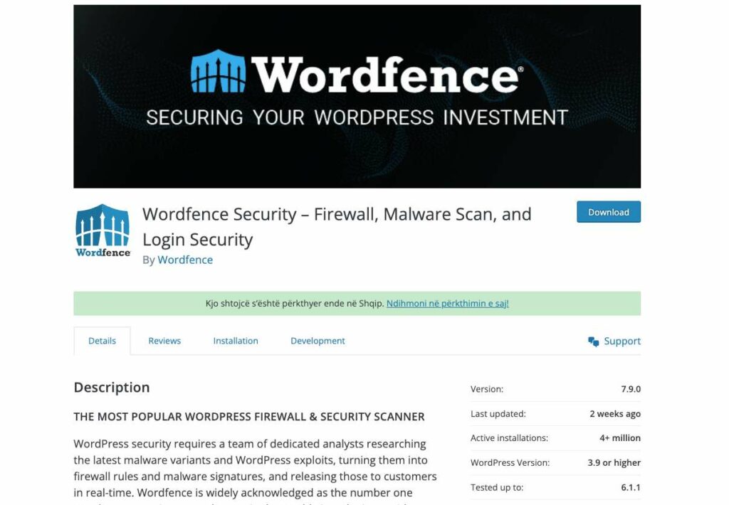 wordpress security plugin