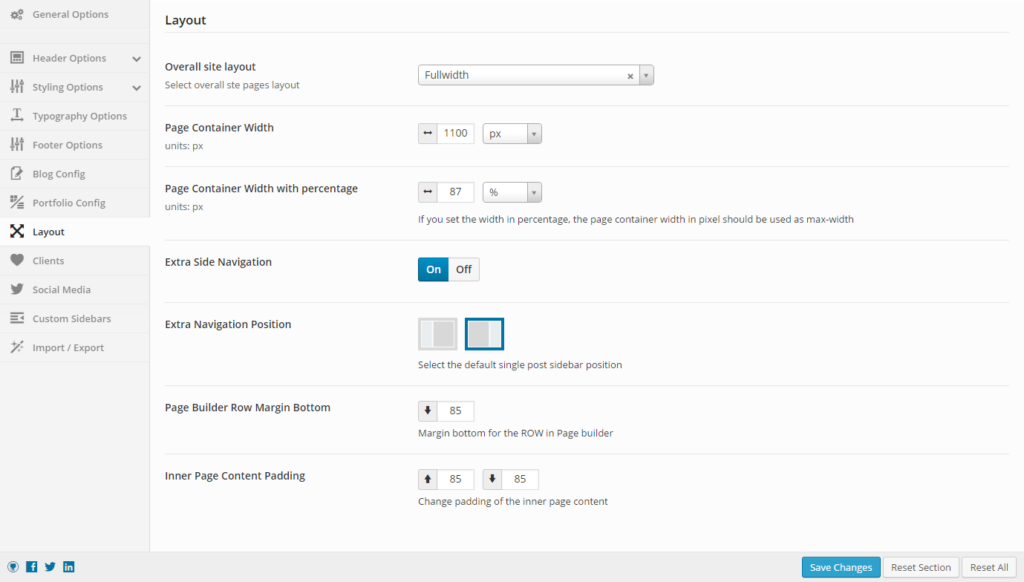 Customize Specular layout