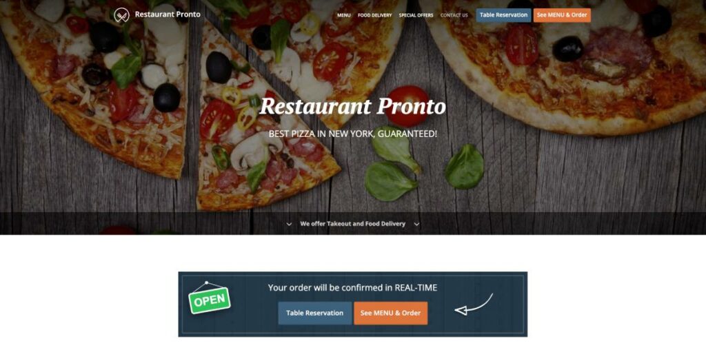 The Best Pizza Restaurant Websites of 2023