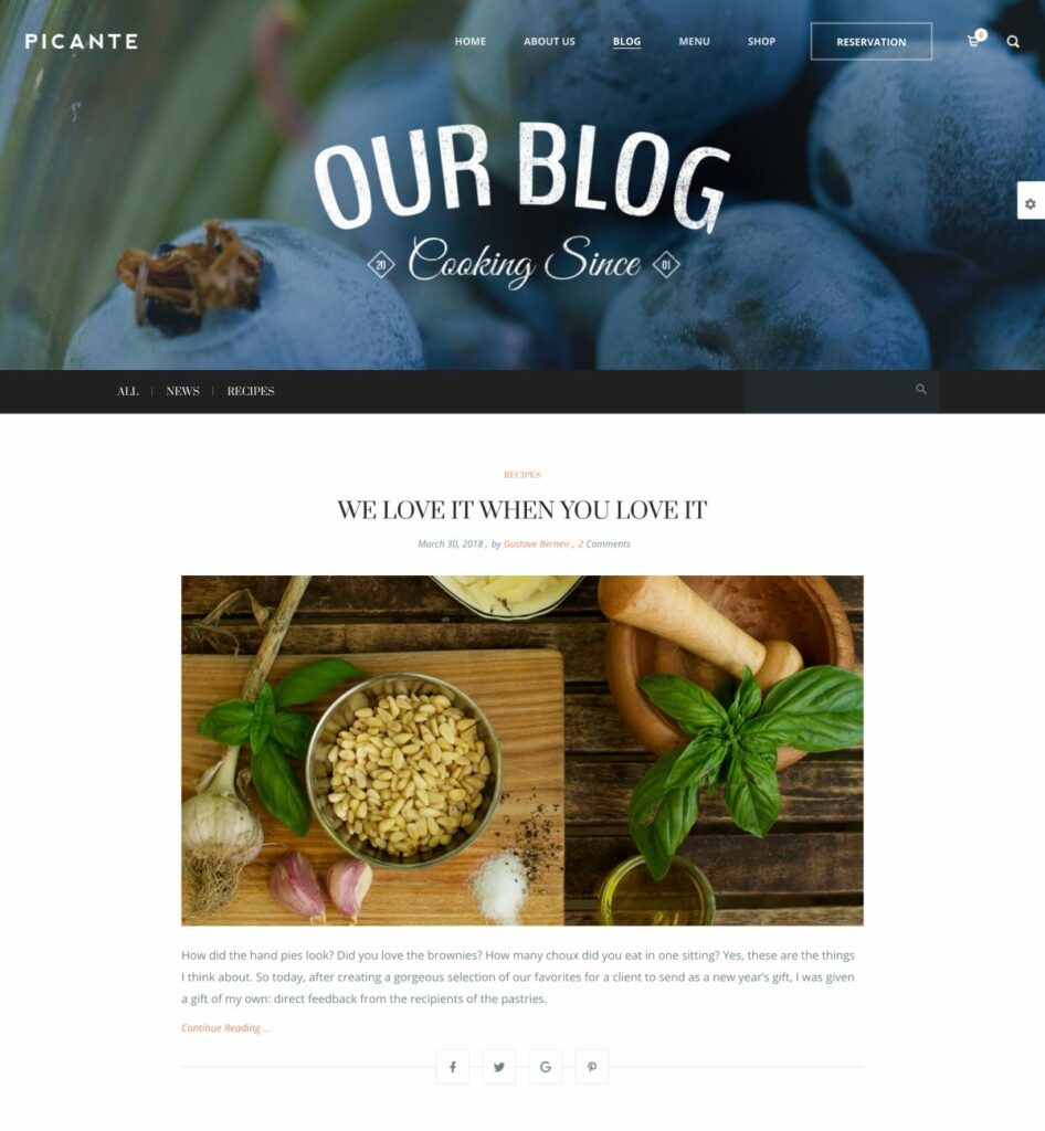 add blog section