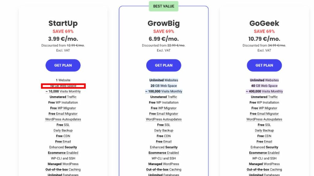 siteground pricing