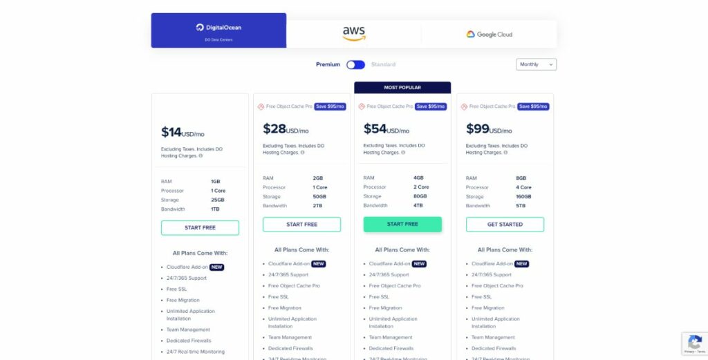 CloudWays VPS Pricing