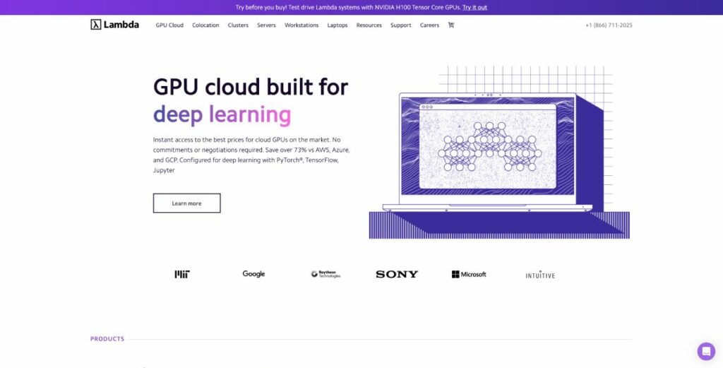 Lambda GPU hosting