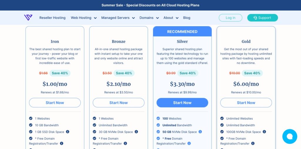 Cloud hosting on Verpex