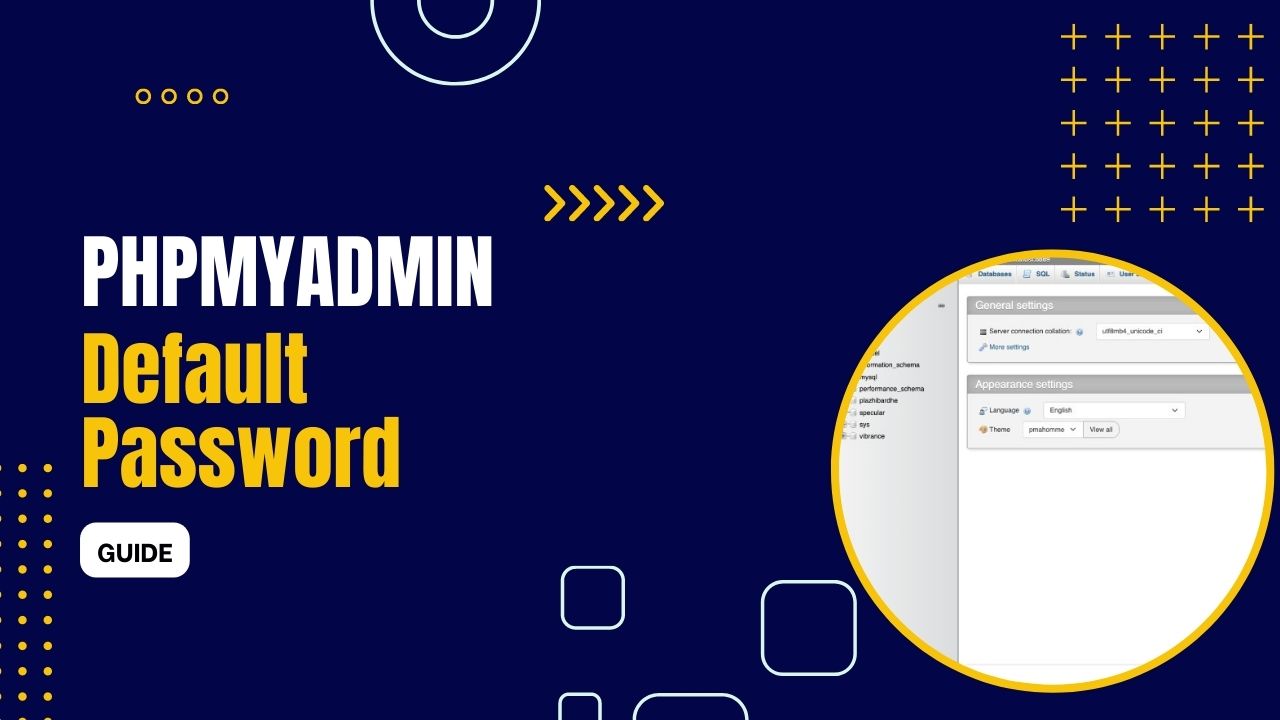 PHPMyAdmin Default Password