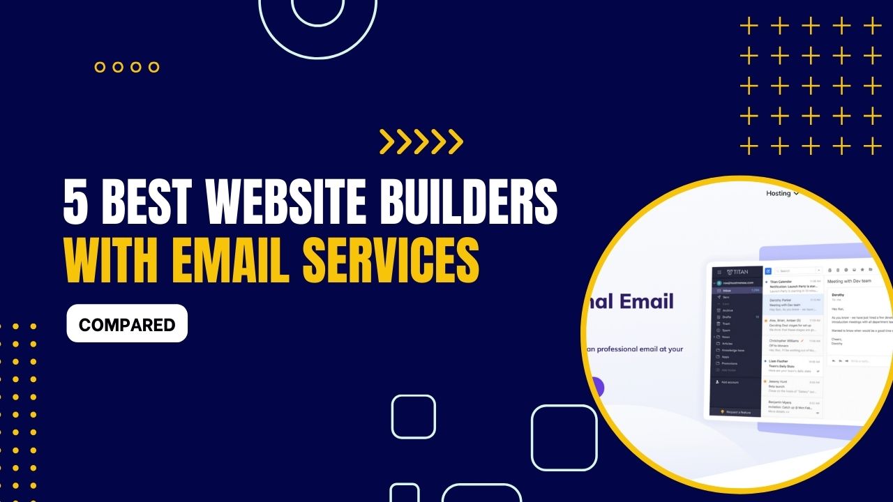 5 Best Website Builders with Email Services 2023 (Compared)