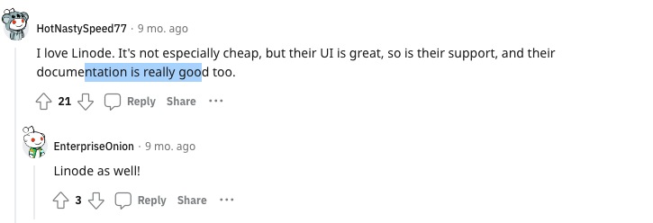 linode reddit comments