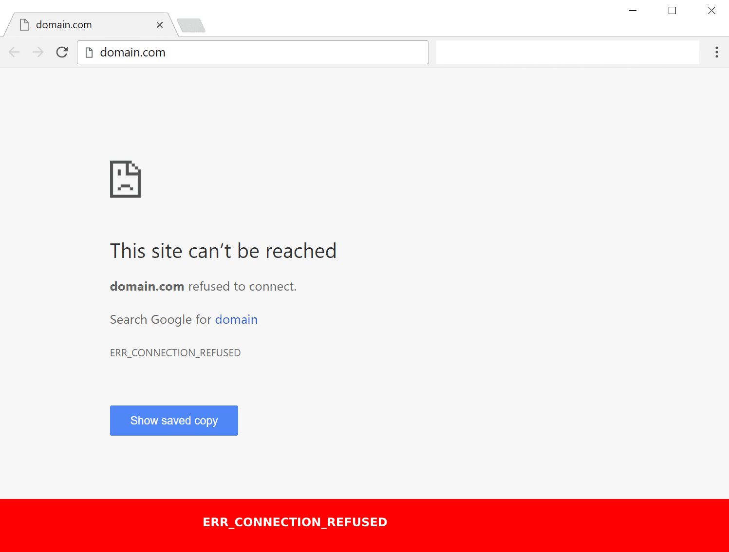 how to fix the site can t be reached err_connection_refused