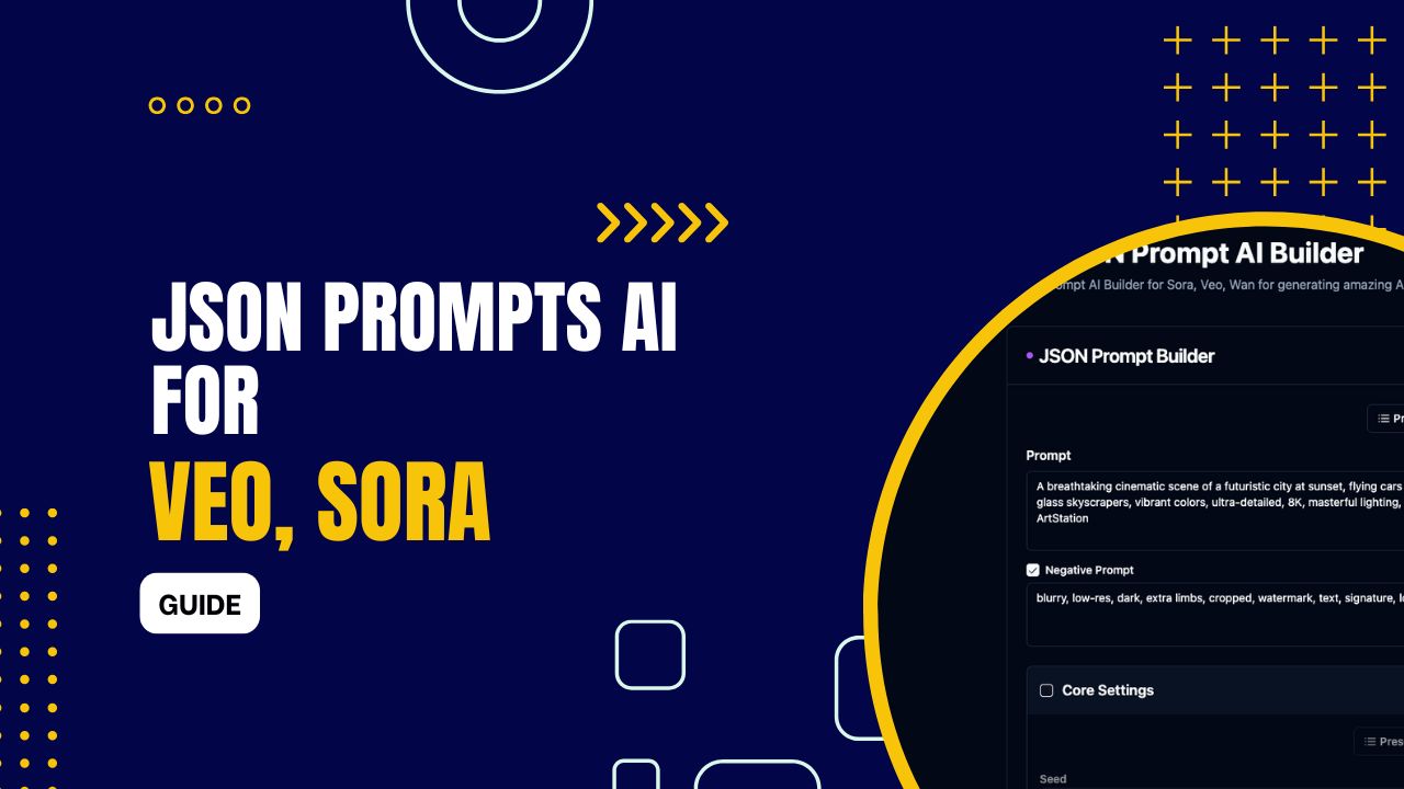 JSON Prompts AI for VEO, SORA, Nano Banana (GUIDE)