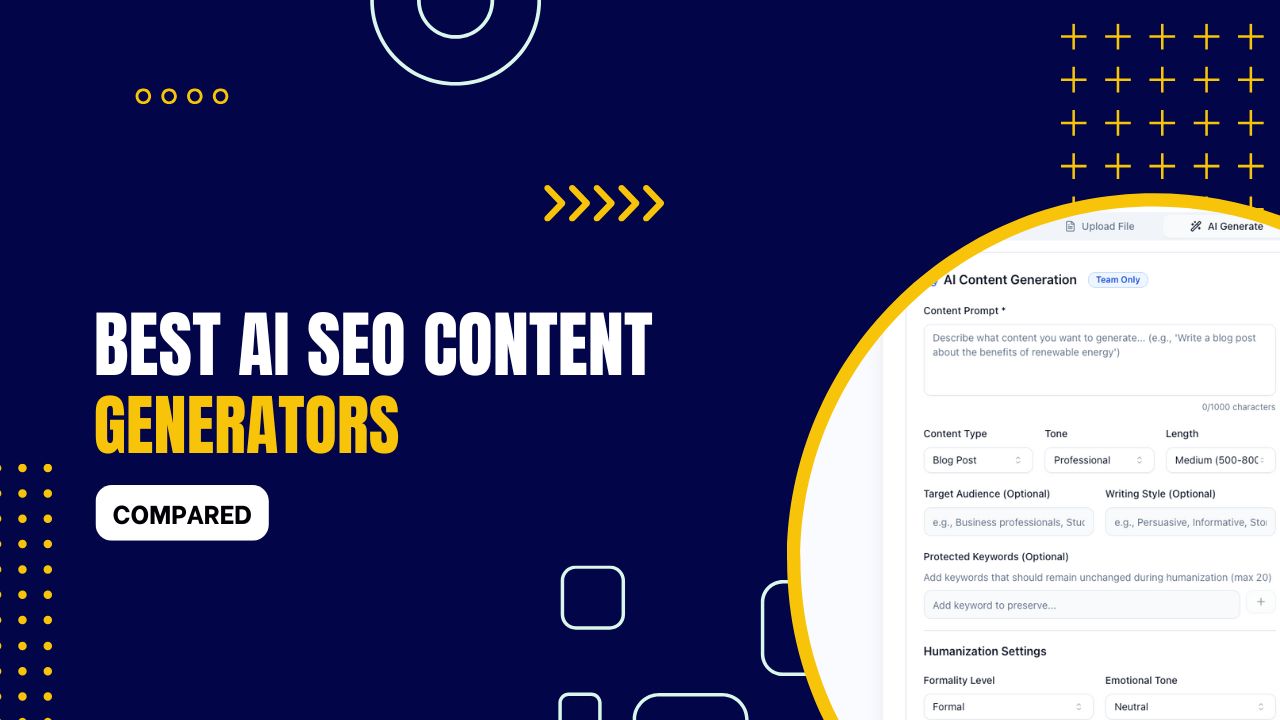 10 Best AI SEO Content Generator Tools 2026