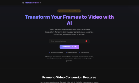 Transform Frames to Video with an AI Software