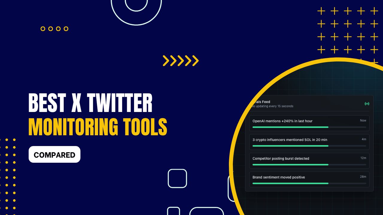 7 Best X Twitter Monitoring Tools in 2026 (Ranked & Compared)