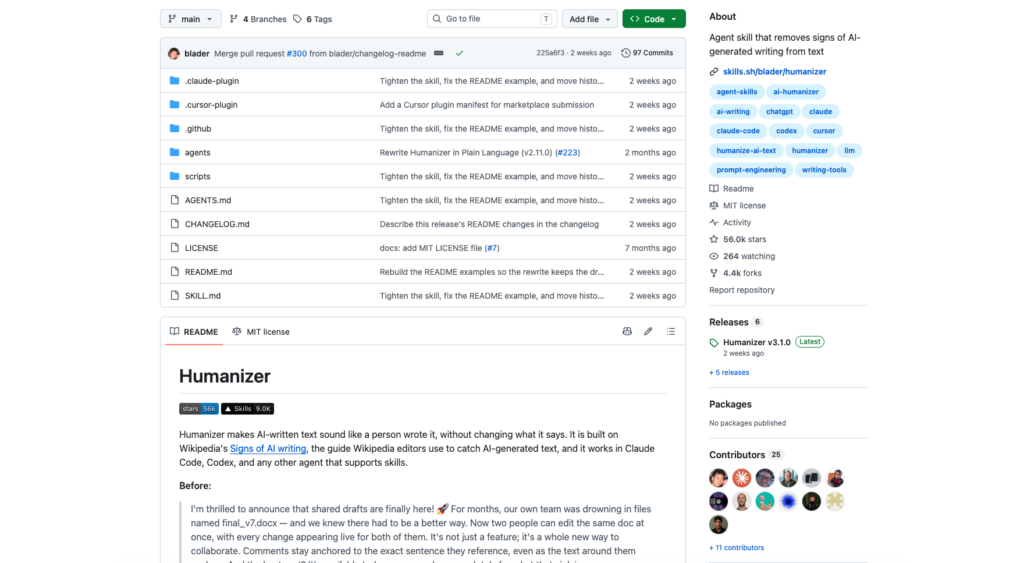 Claude humanizer github library